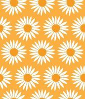 patrón de ilustración de vector transparente floral de girasol. diseño para uso textil de papel de envoltura de fondo en toda la tela y otros