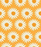 Sunflower Floral seamless vector illustration pattern. Design for use background wrapping paper textile all over fabric and others