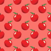 Apple fruits seamless vector pattern background. design for use backdrop all over textile fabric print wrapping paper and others.