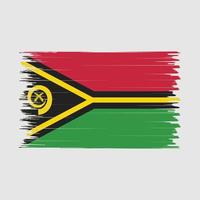 Vanuatu Flag Brush vector