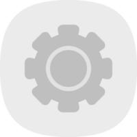 Gear Glyph Icon vector