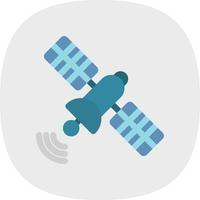 Satellite Glyph Icon vector