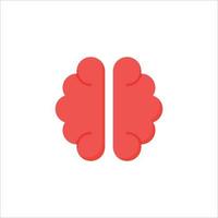 brain icon. flat icon vector