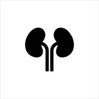 kidneys icon. solid icon vector