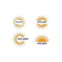 sun Logo Icon Vector illustration