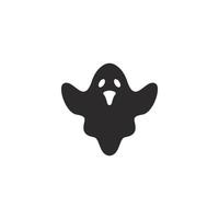 Set of scary ghost logo vector icon illustration