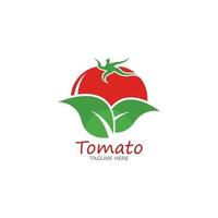 icono de vector de logotipo de tomate