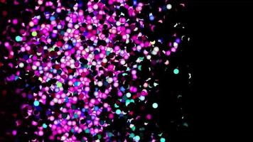 Abstract Glitter Celebration Background Digital Rendering video