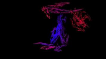 Abstract Creative Background Digital rendering video