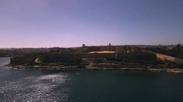 fort manoel à malte par drone video