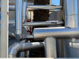Pipe Insulation Jackets for Hot water pipe and Chilled water pipe system photo