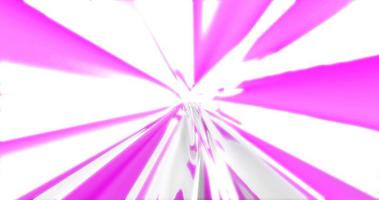 Abstract tunnel background with bright beautiful white and purple luminous iridescent energy magical stripes and lines photo
