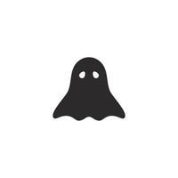 conjunto de ilustración de icono de vector de logotipo de fantasma de miedo