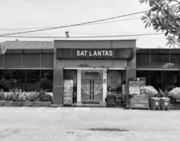 Central Java, Indonesia in October 2022. Jepara Police Traffic Unit Office. photo