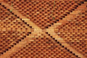 The arrangement of the bricks arranged in such a way forms a very beautiful building photo