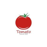 icono de vector de logotipo de tomate