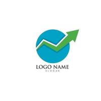 vector de plantilla de logotipo profesional de finanzas comerciales