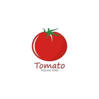 icono de vector de logotipo de tomate