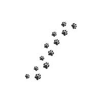 Paw template vector illustration