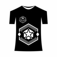 dean t shirt design has star vector inside as illustration mockup eps