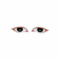eyelids are looking forward, for logos, brands vector