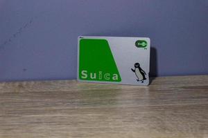 Japan on July 2019. Isolated photo from suica card.