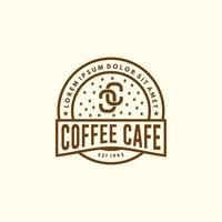 Modern initial CC logo letter simple and creative design concept vector