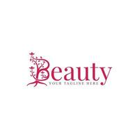 Creative, Beauty And Spa Logo Vector Illustration With Pink And Grey Colour.