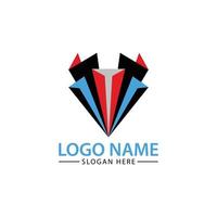 Simple And Modern Colour Paper Logo Icon Vector Illustration