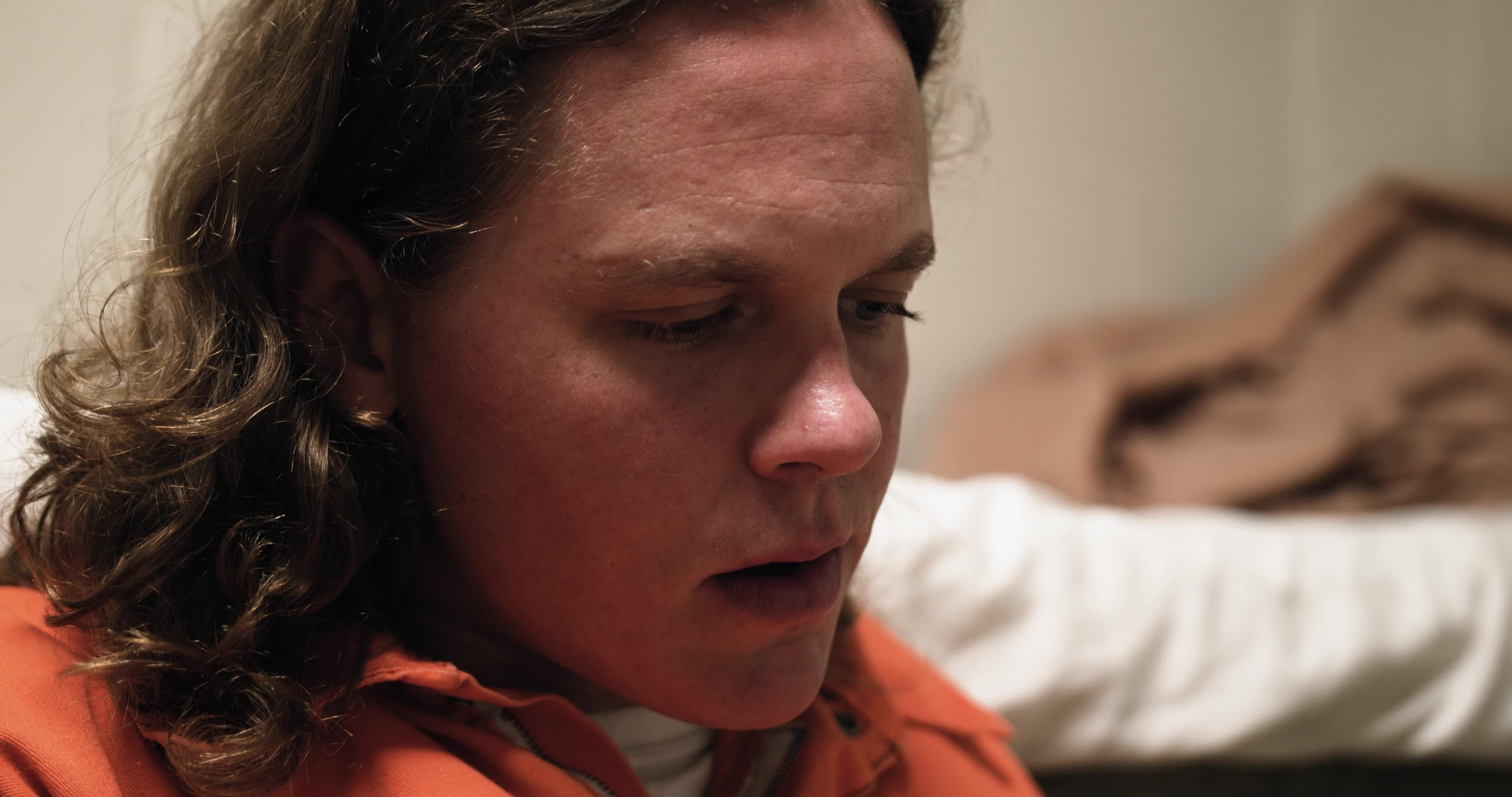 Handsome Man With Long Hair, Prisoner, Prison, Jail Cell, Incarceration
