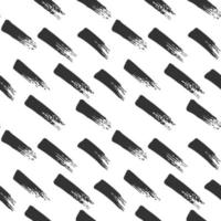 Seamless pattern abstract background with brush strokes. Monochrome hand drawn texture. Modern graphic design. vector