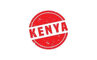 KENYA stamp rubber with grunge style on white background vector