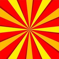Comic cartoon red and yellow background vector