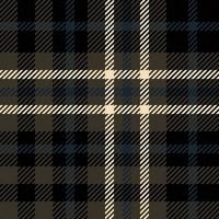 Tartan plaid pattern background. Flannel shirts , Vector illustration for wallpapers , brown blue and white line colors fabric texture