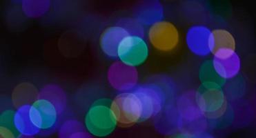 fondo abstracto borroso colorido bokeh circular foto