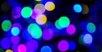 blurred abstract background  colorful circular bokeh photo