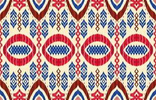 patrones de ikat populares africanos. línea de semilla de arroz geométrica tribal antiguo estilo retro vintage. tela étnica azteca maya ikat patrón sin costuras. diseño abstracto de impresión vectorial para textiles de ropa de textura. vector