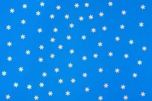 Christmas blue background with stars. photo