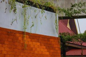 The arrangement of the bricks arranged in such a way forms a very beautiful building photo