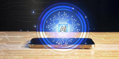 el concepto de inteligencia artificial, ai será importante para todas las actividades que nos rodean en el futuro. foto