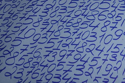 Background of numbers. from zero to nine. Numbers texture. Finance data concept. Mathematic. Seamless pattern with numbers. financial crisis concept. Business success. photo