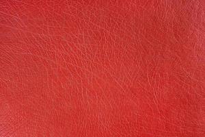 Red leather, leatherette texture background photo