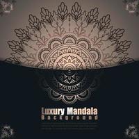 Luxury mandala background design premium Vector