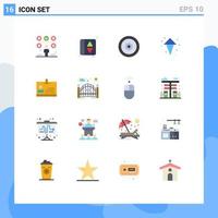 16 Creative Icons Modern Signs and Symbols of identity id mobile up arrow Editable Pack of Creative Vector Design Elements