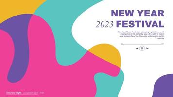 festival de año nuevo fondo colorido abstracto7 vector