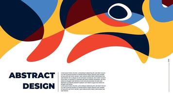 fondo colorido abstracto para página de inicio, pancarta y póster vector