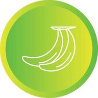 Unique Banana Vector Line Icon