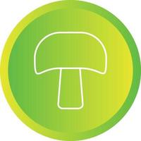 Unique Mushroom Vector Line Icon