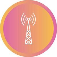 Unique Telecom Tower Vector Line Icon