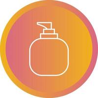 Unique Lotion Vector Line Icon